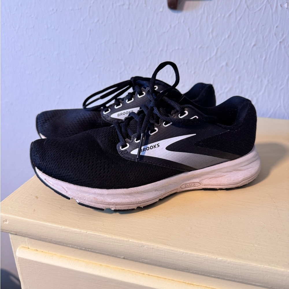 *Sold* Brooks Black and White Athletic Running Shoes